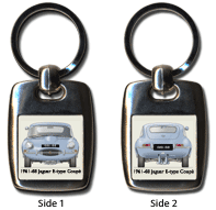 Jaguar E-Type Coupe S1 1961-68 Keyring 5